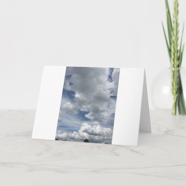 Carte Inspirer le paysage nuageux (Devant)