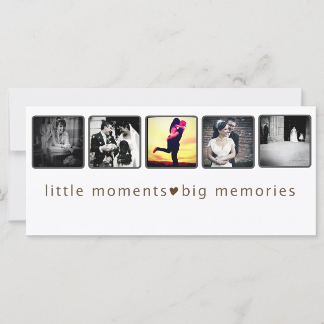 Carte instagram photo mariage (Devant)