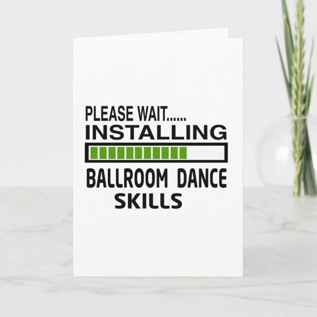 Carte Installation des compétences en danse de salle de  (Devant)