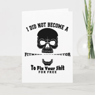 Carte Instructeur de condition physique