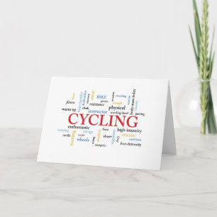 Carte Instructeur De Cyclisme Intérieur Anniversaire En 