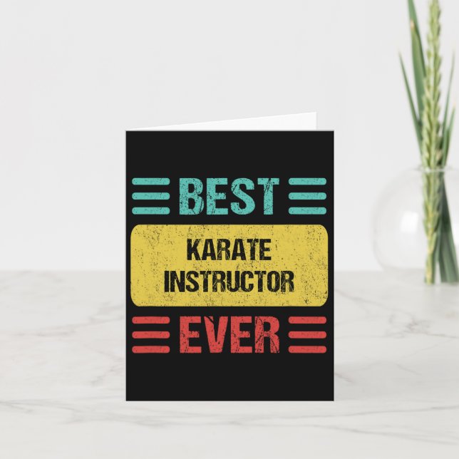 Carte Instructeur de karaté 1 (Devant)