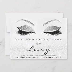 Carte Instruction post-traitement de l'extension Lashes