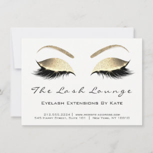 Carte Instruction post-traitement de l'extension Lashes 