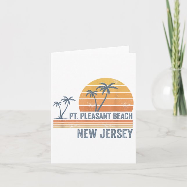 Carte Int Pleasant Beach New Jersey Nj Boy Girl Men Wome (Devant)