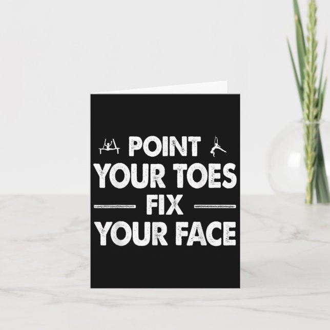 Carte Int Your Toes Fix Your Face  (Devant)