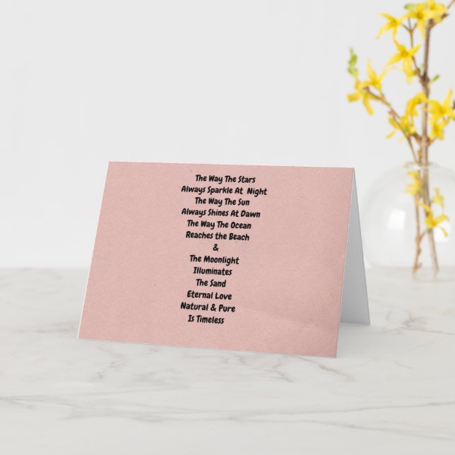 Carte Intemporel (Fleur jaune)