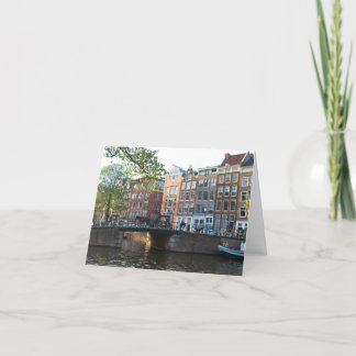 Carte Intemporel - pont à Amsterdam