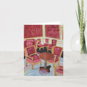 Carte Intérieur rouge : Château De Fontainebleau