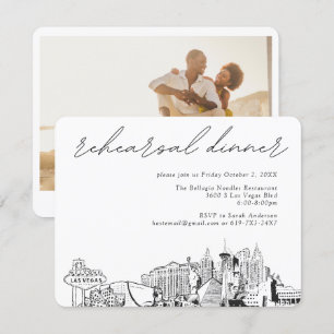 Carte Invitation de la répétition de Las Vegas