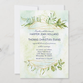 Carte Invitation Geo Envy