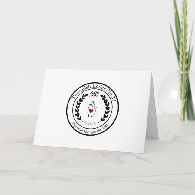 Carte IOOF Tonquish (Devant)