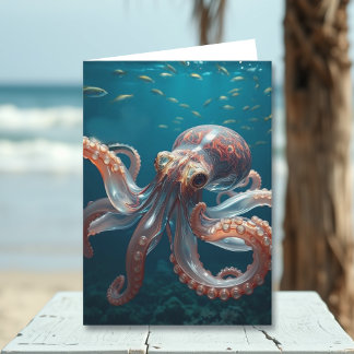 Carte Iridescent Glass Octopus Art | Brother's Birthday