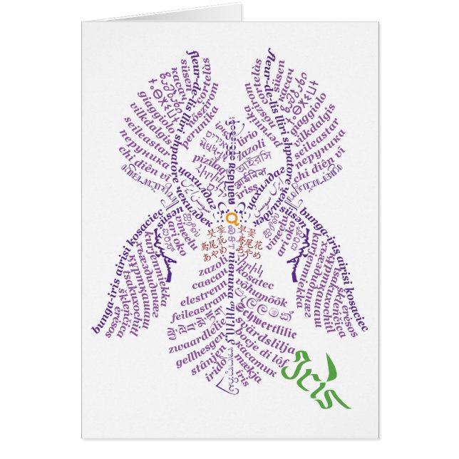 Carte Iris Wor(l)d (Devant)