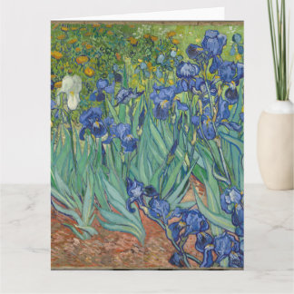 Carte Irises par Vincent Van Gogh