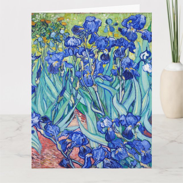 Carte Irises Vincent van Gogh (Devant)