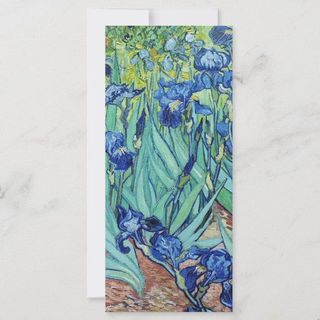 Carte Irises, Vincent van Gogh. (Devant)