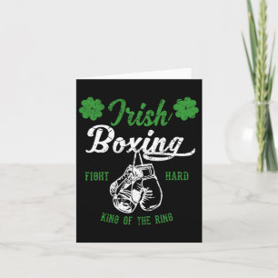 Carte Irish Boxing Vintage - Irish Boxing Fan Tee