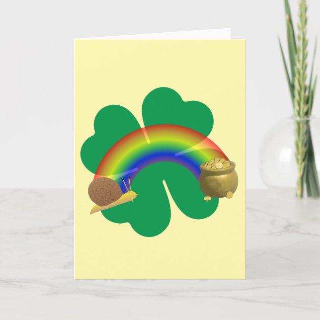 Carte Irish I was faster (Devant)