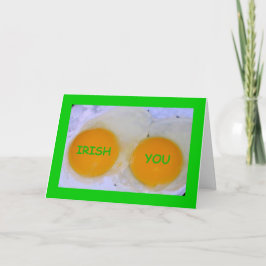 Carte Irish You An Egg-stra Special St Patrick's Day