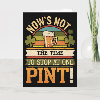Carte Irlandais la Saint-Patrick verte drôle de la Saint