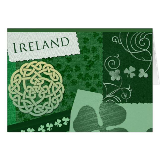 Carte irlandaise (Devant horizontal)