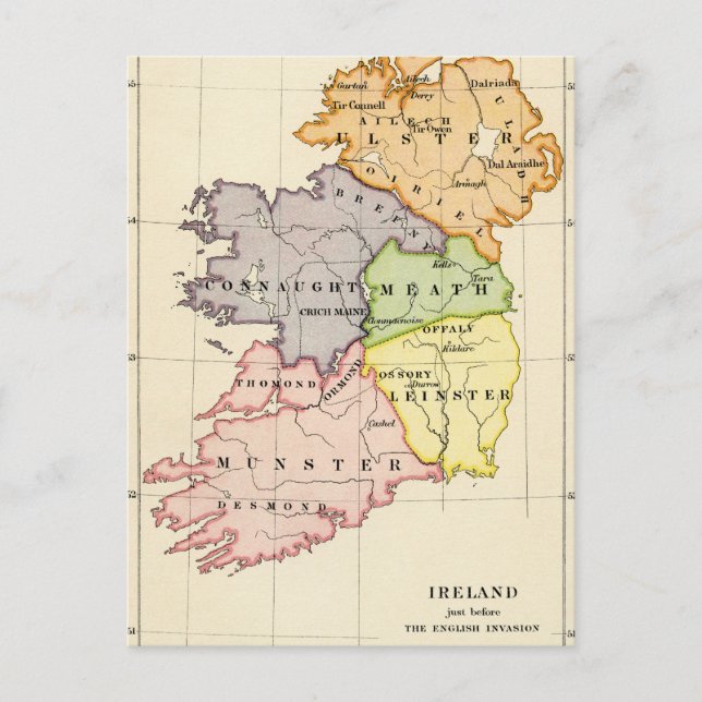 Carte Irlande (Devant)