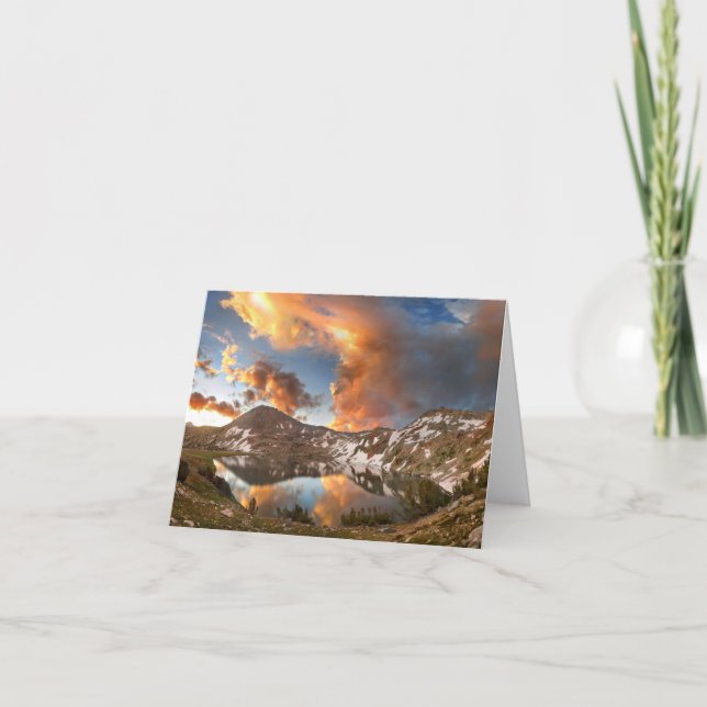 Carte Irlande Lac Sunrise - Yosemite (Devant)
