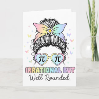 Carte Irrational But Well Round Pi Number Math Teacher M