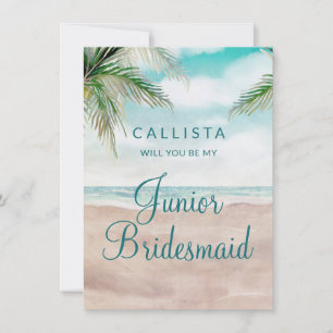 Carte Island Breeze Be My Junior Bridesmaid