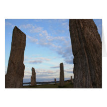Carte Isle of Lewis Standing Stones