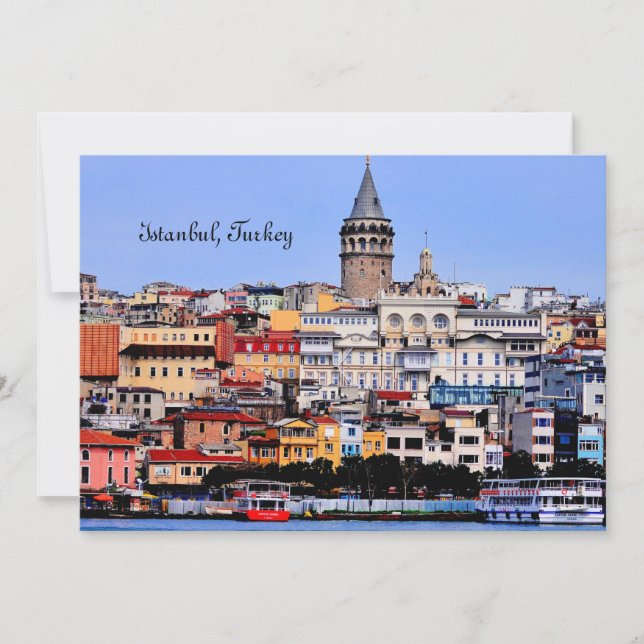 Carte Istanbul, Turkey (Devant)