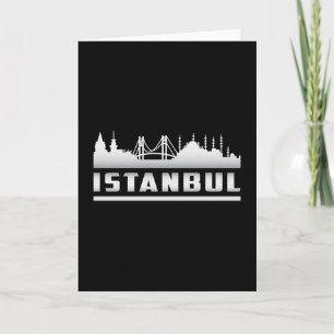 Carte Istanbul Turquie Ciel Ville Cadeau Drôle