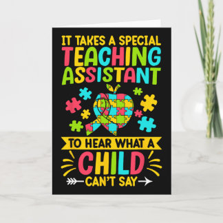 Carte It Take A Special Teaching Istant To Hear What A C