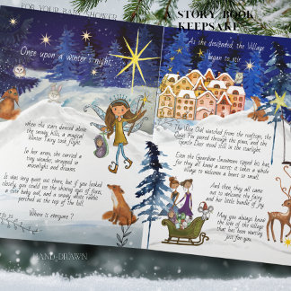 Carte It Takes a Village Winter Fairy Storybook Keepsake