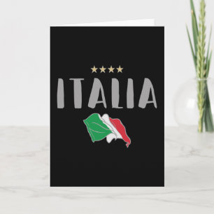 Carte Italie Football Fan Shirt Drapeau