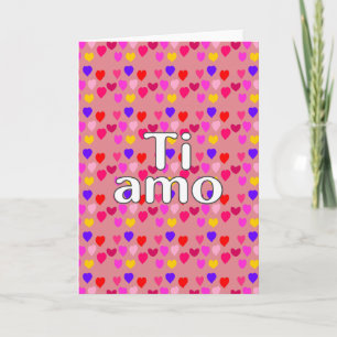 Carte Italien - Je vous aime