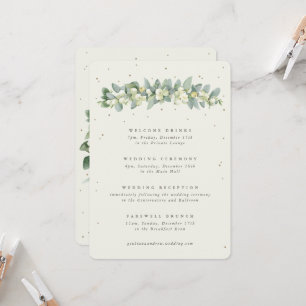 Carte Itinéraire Mariage de la baie des neiges+Eucalyptu