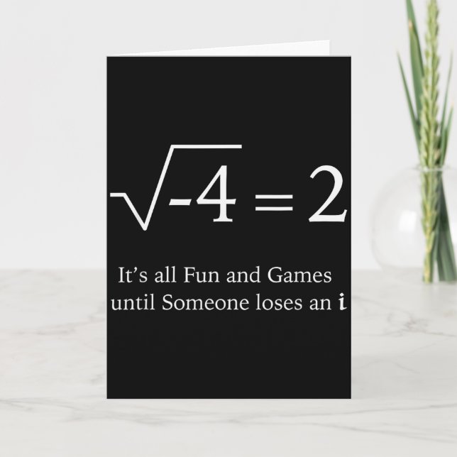 Carte It's All Fun And Games Until Someone Loses An I Fu (Devant)