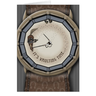 Carte "It's Vaulting Time"