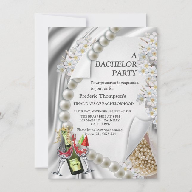 Carte Ivoire,Vert,Bleu,Soie dorée &  Enterrement de vie  (Devant)