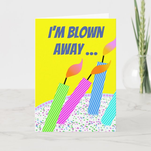 Carte J’ai perdu un drôle d’anniversaire pour un ami (Devant)