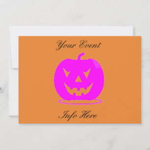 Carte Jack rose olantern Halloween Thunder_Cove
