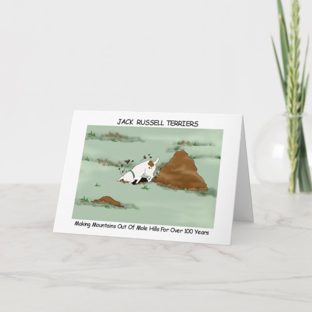 Carte Jack Russell Terrier (Devant)