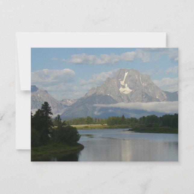 Carte Jackson Hole River au parc national de Grand Teton (Devant)