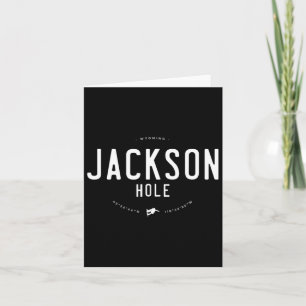 Carte Jackson Hole Wyoming Graphisme Distressé Vintage S