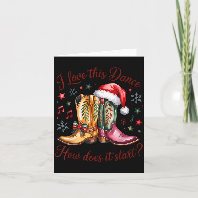 Carte J'adore cette danse Comment ça commence Danse en l (Devant)