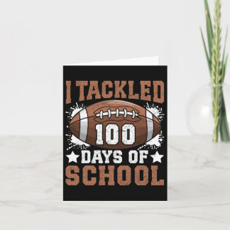 Carte J'Ai Attaqué 100 Jours De Football Scolaire 100 Jo