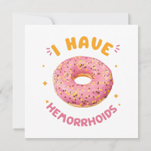 Carte J'ai des hémorroïdes