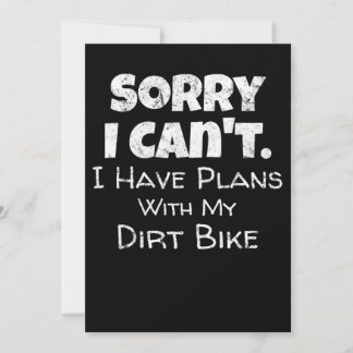 Carte J'Ai Des Plans Avec Mon Dirt Vélo Cadeau